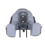 Detská sedačka Elibas pod sedlo - tmavosivá